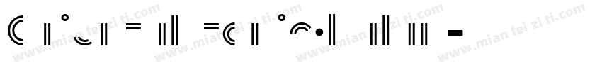 Oriental tonic·balan字体转换